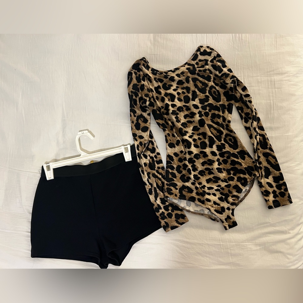 Body suit and shorts